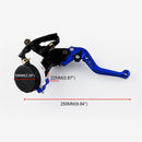 Universal 7 / 8 inch 22mm Modified Motorcycle Adjustable Brake Clutch Handbrake (Blue)