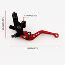 Universal 7 / 8 inch 22mm Modified Motorcycle Adjustable Brake Clutch Handbrake (Red)