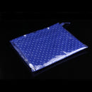 Waterproof Big Hat Crystal PVC Printing Dot Clear Motorcycle Person Poncho Adult Hooded Impermeable Raincoat Outdoor Rain Cape Coat(Blue)