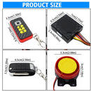 Motorcycle Smart Unidirectional Security Alarm System with Remote Control / Foldable Key, without Battery