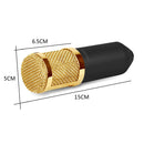 BM-800 3.5mm Studio Recording Wired Condenser Sound Microphone with Shock Mount, Compatible with PC / Mac for Live Broadcast Show, KTV, etc.(Black)