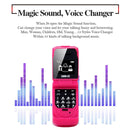 LONG-CZ J9 Mini Flip Style Mobile Phone, 0.66 inch, 18 Keys, Support Bluetooth, FM, SOS, Anti-lost, Magic Sound, Auto Answering, GSM, Single SIM(White)