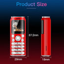 Satrend K8 Mini Mobile Phone, 1.0 inch, Hands Free Bluetooth Dialer Headphone, MP3 Music, Dual SIM, Network: 2G(Green)