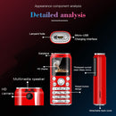 Satrend K8 Mini Mobile Phone, 1.0 inch, Hands Free Bluetooth Dialer Headphone, MP3 Music, Dual SIM, Network: 2G(Green)