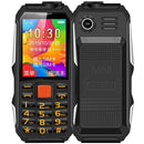 HAIYU H1 1.8 inch Triple Proofing Elder Phone, Waterproof Shockproof Dustproof, 2800mAh Battery, 21 Keys, LED Flashlight, FM, Dual SIM(Black)