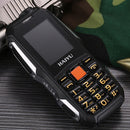 HAIYU H1 1.8 inch Triple Proofing Elder Phone, Waterproof Shockproof Dustproof, 2800mAh Battery, 21 Keys, LED Flashlight, FM, Dual SIM(Black)