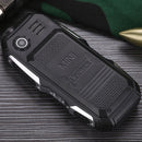 HAIYU H1 1.8 inch Triple Proofing Elder Phone, Waterproof Shockproof Dustproof, 2800mAh Battery, 21 Keys, LED Flashlight, FM, Dual SIM(Black)