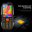 HAIYU H1 1.8 inch Triple Proofing Elder Phone, Waterproof Shockproof Dustproof, 2800mAh Battery, 21 Keys, LED Flashlight, FM, Dual SIM(Black)