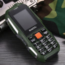 HAIYU H1 1.8 inch Triple Proofing Elder Phone, Waterproof Shockproof Dustproof, 2800mAh Battery, 21 Keys, LED Flashlight, FM, Dual SIM(Green)