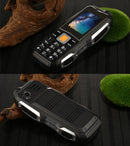 L9 Triple Proofing Elder Phone, Waterproof Shockproof Dustproof, 3800mAh Battery, 1.8 inch, 21 Keys, LED Flashlight, FM, Dual SIM(Black)