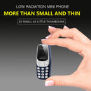 GTStar BM10 Mini Mobile Phone, Hands Free Bluetooth Dialer Headphone, MP3 Music, Dual SIM, Network: 2G(Dark Blue)