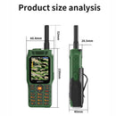 SERVO F3 Mobile Phone, English Key, 4000mAh Battery, 2.4 inch, Spredtrum SC6531, 23 Keys, Support Bluetooth, FM, Magic Voice, Flashlight, TV, GSM, Quad SIM(Green)
