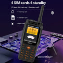 SERVO F3 Mobile Phone, Russian Key, 4000mAh Battery, 2.4 inch, Spredtrum SC6531, 23 Keys, Support Bluetooth, FM, Magic Voice, Flashlight, TV, GSM, Quad SIM(Black)