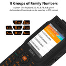 SERVO F3 Mobile Phone, Russian Key, 4000mAh Battery, 2.4 inch, Spredtrum SC6531, 23 Keys, Support Bluetooth, FM, Magic Voice, Flashlight, TV, GSM, Quad SIM(Black)