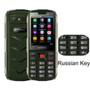 SERVO H8 Mobile Phone, Russian Key, 3000mAh Battery, 2.8 inch, Spredtrum SC6531CA, 21 Keys, Support Bluetooth, FM, Magic Sound, Flashlight, GSM, Quad SIM(Green)