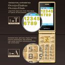 SATREND A15-M Dual-screen Flip Elder Phone, 3.0 inch + 1.77 inch, MTK6261D, Support FM, Network: 2G, Big Keys, Dual SIM(Black)