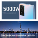 vivo Y55s 5G, 50MP Camera, 6GB+128GB, Dual Back Cameras, Side Fingerprint Identification, 6000mAh Battery, 6.58 inch Android 11.0 OriginOS 1.0 Dimensity 700 Octa Core up to 2.2GHz, OTG, Network: 5G(Black)