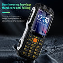 Mafam 4G Triple Proofing Elder Phone, Waterproof Shockproof Dustproof, 16800mAh Battery, 2.4 inch, 21 Keys, Bluetooth, LED Flashlight, FM, SOS, Dual SIM, Network: 2G (Black)