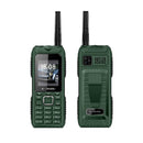 S555 Triple Proofing Elder Phone, Waterproof Shockproof Dustproof, 2400mAh Battery, 2.2. inch, 21 Keys, LED Flashlight, FM, Quad SIM, with Antenna(Green)