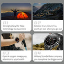 M juniu HM03 Sports Health Smart Watch, Support GPS / Heart Rate / Blood Oxygen / Sleep Monitoring (Black)