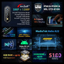 [HK Warehouse] Blackview BV5200 Rugged Phone, 4GB+32GB, IP68/IP69K/MIL-STD-810H, Face Unlock, 5180mAh Battery, 6.1 inch Android 12 MTK6761 Helio A22 Quad Core up to 2.0GHz, Network: 4G, NFC, OTG, Dual SIM(Grey)