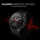 HUAWEI WATCH GT 2 Pro ECG Ver. Bluetooth Fitness Tracker Smart Watch 46mm Wristband, Kirin A1 Chip, Support GPS / ECG Monitoring(Black)