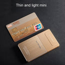 SATREND A10 Card Mobile Phone, 1.77 inch, MTK6261D, 21 Keys, Support Bluetooth, MP3, Anti-lost, Remote Capture, FM, GSM, Dual SIM(Rose Gold)