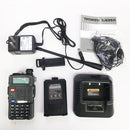 BaoFeng BF-F8HP 8W Dual Band Two-Way Radio VHF UHF Handheld Walkie Talkie, US Plug(Black)