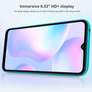 Xiaomi Redmi 9A, 6GB+128GB, 5000mAh Battery, Face Identification, 6.53 inch MIUI 12 MTK Helio G25 Octa Core up to 2.0GHz, Network: 4G, Dual SIM,Support Google Play(Blue)