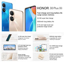 Honor Play 30 Plus CMA-AN00 5G, 8GB+128GB, China Version, Dual Back Cameras, Face ID & Side Fingerprint Identification, 6.74 inch Magic UI 5.0 Dimensity 700 Octa Core up to 2.2GHz, Network: 5G, OTG, Not Support Google Play(Black)