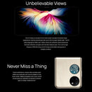 Huawei P50 Pocket 4G BAL-AL00, HarmonyOS 2, 8GB+256GB, China Version, Triple Back Cameras, Side Fingerprint Identification, 6.9 inch + 1.04 inch Snapdragon 888 4G Octa Core up to 2.84 , Network: 4G, OTG, NFC, Not Support Google Play(White)