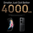 Huawei P50 Pocket 4G BAL-AL00, HarmonyOS 2, 8GB+256GB, China Version, Triple Back Cameras, Side Fingerprint Identification, 6.9 inch + 1.04 inch Snapdragon 888 4G Octa Core up to 2.84 , Network: 4G, OTG, NFC, Not Support Google Play(White)