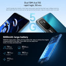 Xiaomi Redmi Note 11SE 5G, 48MP Camera, 8GB+128GB, Dual Back Cameras, Face ID & Side Fingerprint Identification, 5000mAh Battery, 6.5 inch MIUI 12.5 / Android 11 Dimensity 700 Octa Core up to 2.2GHz, Network: 5G, Dual SIM, Support Google Play(Blue)