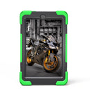 For Amazon Fire HD 8 inch (2017) 360 Degree Rotation PC + Silicone Protective Case with Holder & Hand-strap (Light Green)