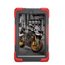 For Amazon Fire HD 8 inch (2017) 360 Degree Rotation PC + Silicone Protective Case with Holder & Hand-strap (Red)