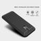 For Huawei Mate 10 Lite Brushed Carbon Fiber Texture TPU Shockproof Anti-slip Soft Protective Back Cover Case(Black)
