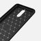 For Huawei Mate 10 Lite Brushed Carbon Fiber Texture TPU Shockproof Anti-slip Soft Protective Back Cover Case(Black)