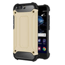 For Huawei P10 Tough Armor TPU + PC Combination Case(Gold)