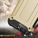 For Huawei P10 Tough Armor TPU + PC Combination Case(Gold)