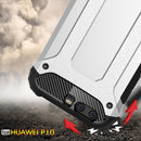 For Huawei P10 Tough Armor TPU + PC Combination Case(Silver)