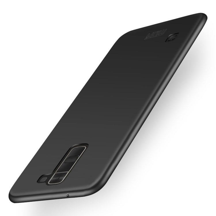 MOFI For LG K7 Frosted PC Ultra-thin Edge Fully Wrapped Up Protective Case Back Cover (Black)