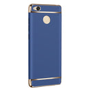 MOFI for Xiaomi Redmi 4X Ultra-thin Three Stage Splicing Electroplating Side Protective Case Back Cover(Blue)