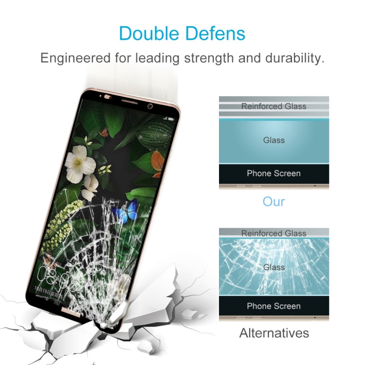 For Huawei Mate 10 Pro 9H Surface Hardness 2.5D Curved Edge HD Explosion-proof Tempered Glass Screen Protector(Black)