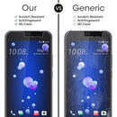 2 PCS 0.26mm 9H 2.5D Tempered Glass Film for HTC U11