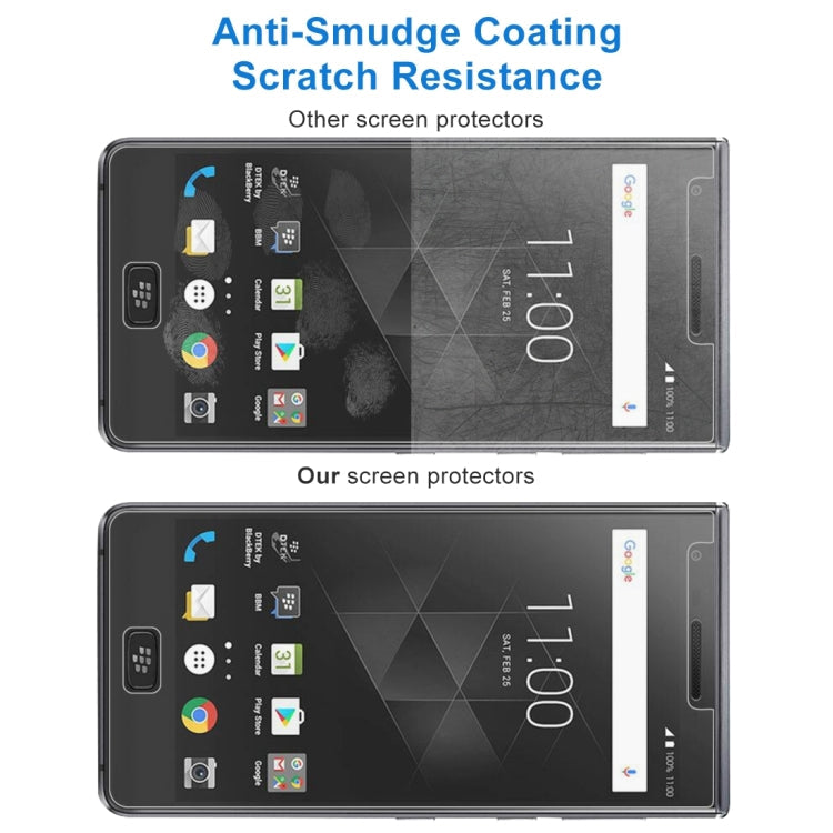 2 PCS 0.26mm 9H 2.5D Tempered Glass Film for BlackBerry Motion