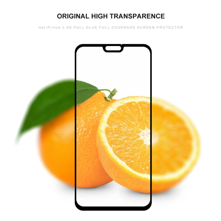 ENKAY Hat-prince Full Glue 0.26mm 9H 2.5D Tempered Glass Film for Huawei Honor 8X (Black)