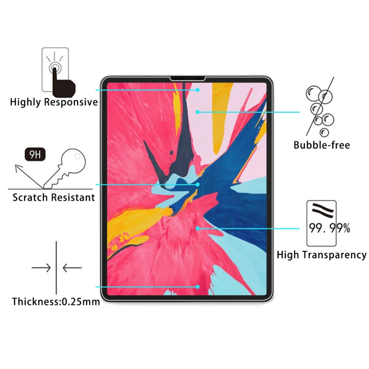 0.26mm 9H Surface Hardness Straight Edge Explosion-proof Tempered Glass Film for iPad Pro 11 2018 & 2020 / iPad Air 2020 & 2022 10.9
