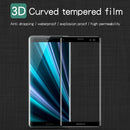 MOFI 9H 3D Explosion-proof Curved Screen Tempered Glass Film for Sony Xperia XZ3 (Black)