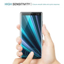 0.3mm 9H Surface Hardness 3D Curved Edge Full Screen Tempered Glass Film for Sony Xperia XZ3(Transparent)