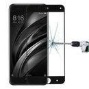 For Xiaomi Mi 6 0.33mm 9H Surface Hardness Silk-screen Full Screen Tempered Glass Screen Protector (Black)
